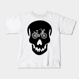 Bike cool skull Kids T-Shirt